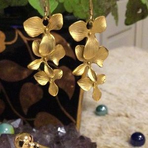 14k GF ORCHID Dangle Earrings😎